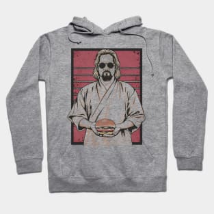 big lebowski the dude abides burger Hoodie